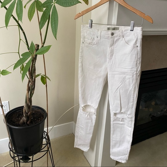 TOPSHOP White High Waisted Jamie Skinny Jeans - Picture 2 of 11